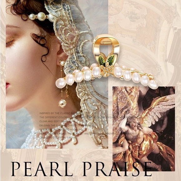 White Pearl Hairpin - Picture 2 of 5